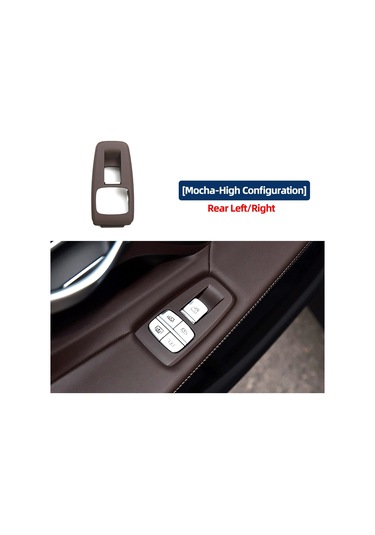 Lhd Çok Renkli Araba Ön Sol Sağ Pencere Kaldırıcı Anahtarı Dış Çerçeve Rear Model B Moka 1 Piece Set