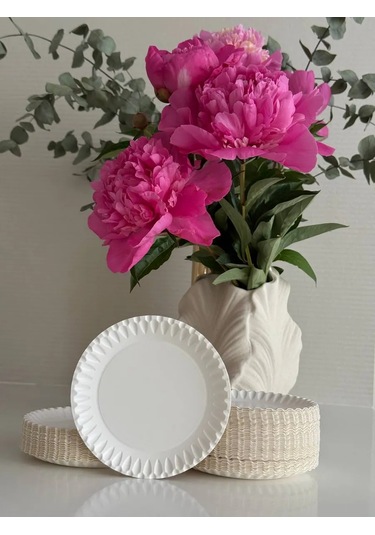 Euecopack Tatlılar İçin Kağıt Tabaklar 15 Cm 100 Adet 439049904 100