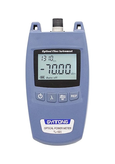 Springsun Tl-520 Yüksek Hassasiyetli Mini Optik Güç Ölçer Fiber Optik Test Cihazı Evrensel Model -70+10 Pil Olmadan
