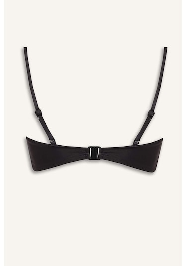 Defacto Regular Fıt Çiçekli Siyah Bikini Üstü G5299ax26smbk81 Siyah-bk81