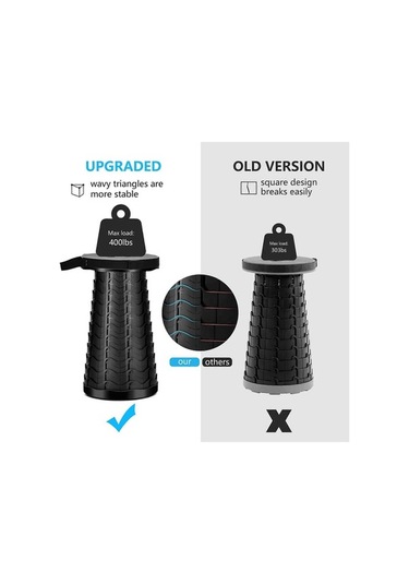 Bloomnest Katlanır Plaj Sandalyesi, 400 Lb Yük Kapasitesi, Taşınabilir, Kamp Ve Balıkçılık İçin, Altın-siyah Altın - Siyah