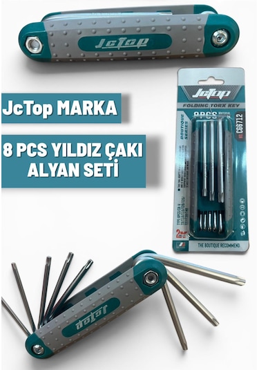 8 Parça Çakı Tip Tork Allen Takımı