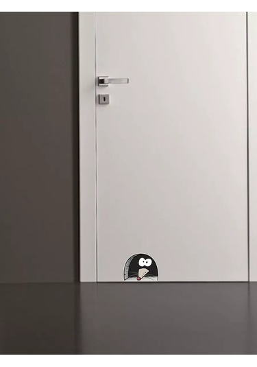 Stadi Ağaca Tırmanan Fare İç Mekan Duvar Çıkartması 235597014 Siyah