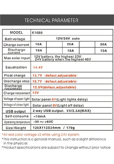 Yunboo 12v/24v Otomatik Tespitli Güneş Şarj Kontrolörü 10a - Lcd Ekranlı, Usb Çıkışı, Çoklu Koruma, Akıllı Pwm Yönetimi