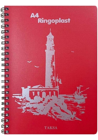 Özgün A-4 Ringo Plastik Kapak Defter 160 Yaprak Çizgili Krt-100768 Sarı - Beyaz