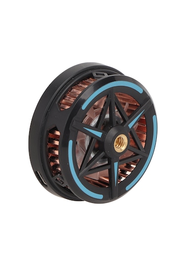 Mufunye S6 Telefon Soğutucu: Magsafe Manyetik, Yarıiletken Soğutma Teknolojisi, 5500 Rpm Turbin Fan, Akıllı Sıcaklık Kontrolü - Siyah