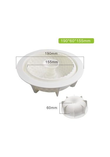 Soulader Silikon Kek Kalıbı Fırın Tepsisı Yapışmaz Pişirme Kapları Pasta Çikolata Tatlı Dekorasyon Ürünleri Diğer