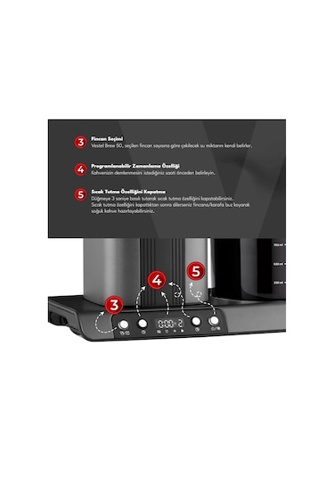 Vestel Brew 50 DX Filtre Kahve Makinesi