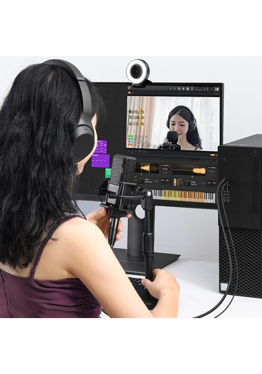 Ugreen 2 M 3.5mm Erkek 3 Pin Xlr Dişi Ses Kablosu Naylon Örgülü Kablo Mikrofon Hoparlörler İçin Ses Konsolları Amplifikatör 680501461a