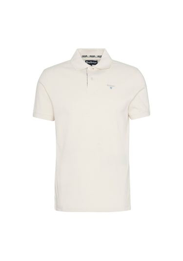Barbour Tartan Pique Polo Yaka Wh52 Antique White Wh52 Antique White