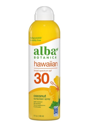 Alba Botanica Hawaiian Coconut Güneş Koruyucu Sprey Spf 30 148 Ml