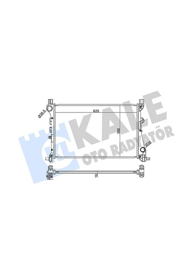 Su Radyatörü Egea 1,3mjet-1,4benzınlı Al/pl-brazıng-mt 16