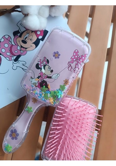 Pullu Minnie Mouse Kız Çocuklarına Özel Acıtmayan Tarak 1 Adet
