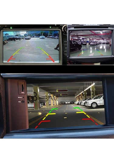 Audiomax Geri Görüş Kamerası Ir Ledli Gece Görüş Park Çizgi