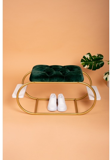 Ayakkabılık Puf Bench Döşemeli Kapı Girişi Puf Kapı Girişi Düzenleyici Düğmeli 2 Raflı Gold Ayakkabılık Puf Bench Döşemeli Kapı Girişi Puf Kapı Girişi Düzenleyici Düğmeli 2 Raflı Gold