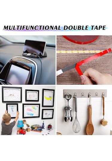 3M Çift Taraflı Güçlü Ince Bant 12 mm Genişlik X 5 Metre