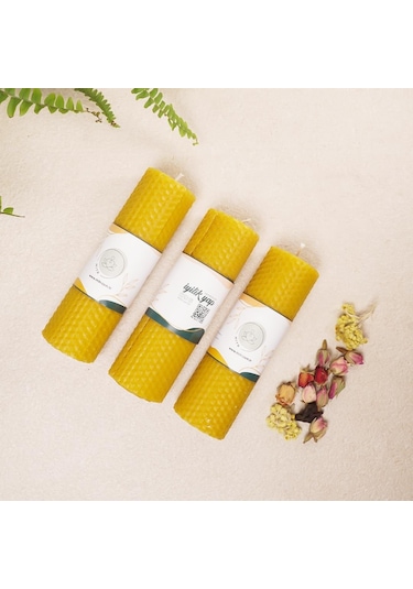 Nada Balmumu Mum Seti Çok Renkli