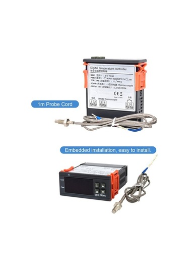 Novahub Zfx-7016k 30a Dijital Sıcaklık Termostatı, Kuluçka Ve Dondurucu İçin