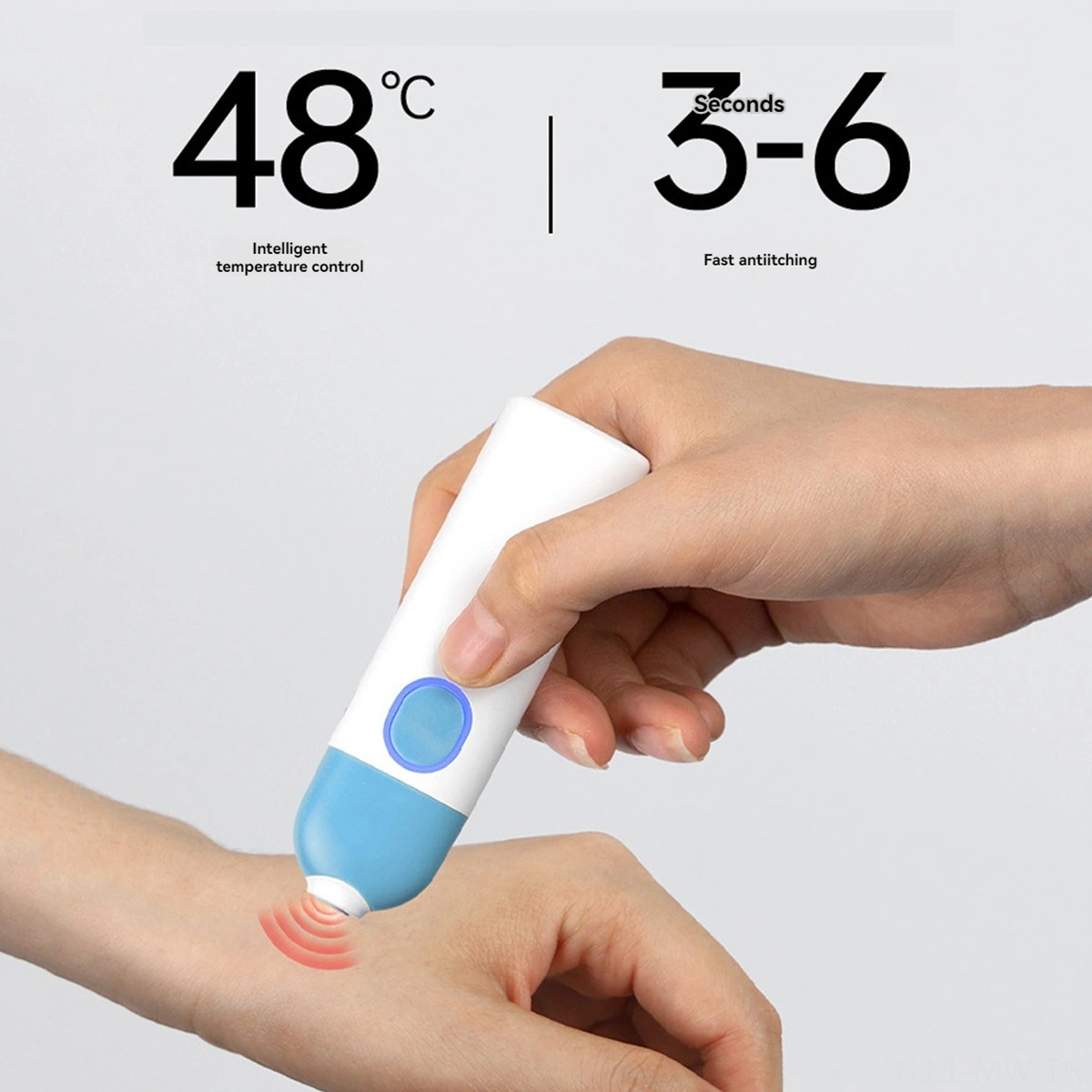 Moveevo Bhr01 Isıtma Pulse Akıllı Enkaz Itici, Ultrasonik Uçucu Engelleyici, Abs Malzeme, 3v Pilli Kaşıntı Kesici Kalem