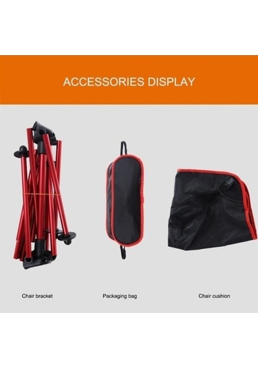 Createtech Ve Siyah Siyah Plaj Kırmızı Kamuflaj Kamp Ambition Alüminyum Açık Dy - Dayanıklı Hafif Siyah