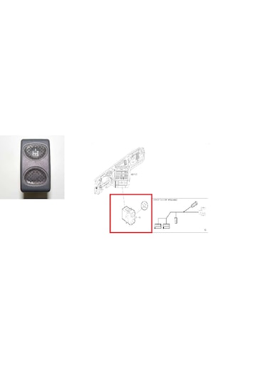 Iveco-s-way-düğme, Pto 41221056
