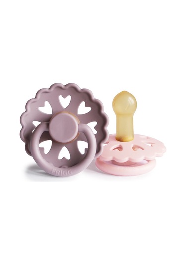 Frigg Fairytale İkili Kauçuk Emzik-Twilight Mauve/White Lila 6-18 Ay Lila