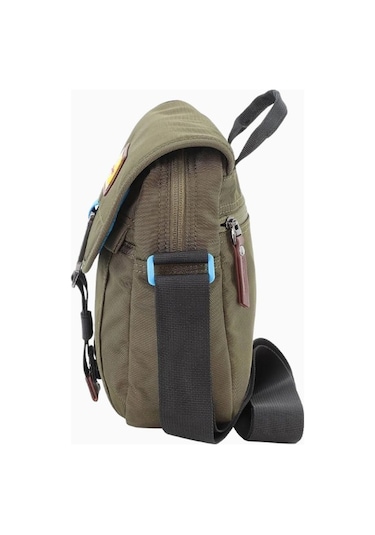 Discovery Icon Rfıd Korumalı Flap Over Utility 2.8l Kapasiteli Unisex Omuz Çantası Haki 1