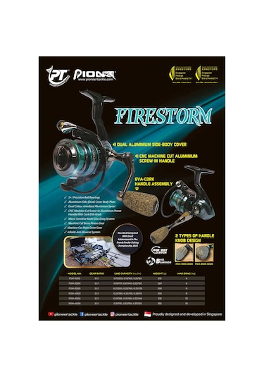 Pioneer Fire Storm Fsm-3000 Spin Olta Makinesi