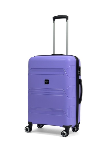Lucas Polipropilen Kırılmaz Valiz, Orta Boy Mor