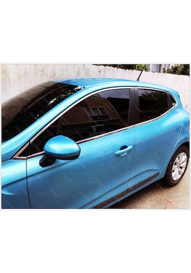Renault Clio 5 Hb Krom Cam Çerçevesi 12 Prç 2020 Üzeri P.Çelik