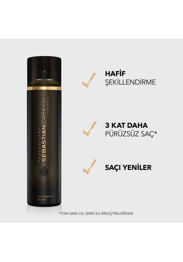 Dark Oil Saç Misti 200 Ml - Tüm Saç Tipleri İçin