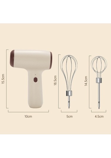 Dancemonkey Cbtx Mini El Tipi Mikser, 5 Vites, Haki Renk Kablosuz, Tek Çubuk Çok Renkli