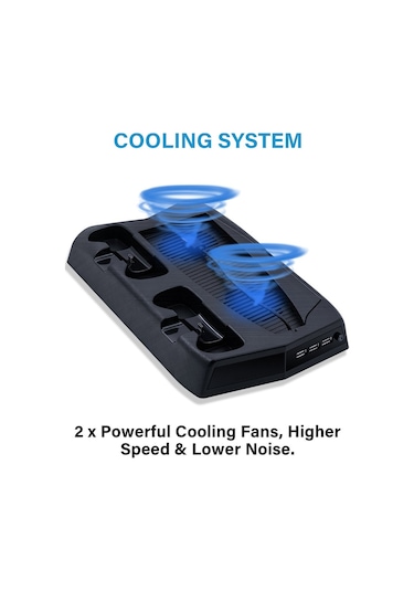 Sony Ps5 Kjh Çok Fonksiyonlu Konsol Fanli Şarj Stand