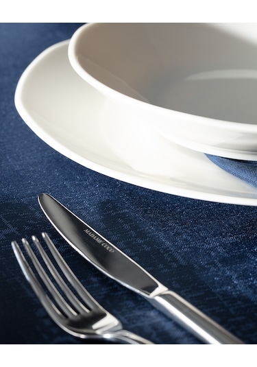 Madame Coco Collin 6 Kişilik 24 Parça Yemek Takımı - Beyaz Beyaz