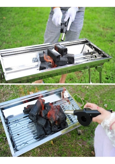 Barbekü Soba Semaver Odun Kömür Tutuşturucu Mangal Fanı