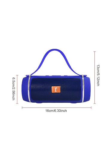 Willowhaven Ebaineng Taşınabilir Kablosuz Hoparlör T Flaş Kart Usb Çalma Stereo Ses Açık Mavi