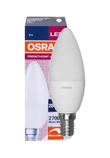 Osram Parathom 5W 40W Dim Led Mum Ampul Sarı 2700K E14