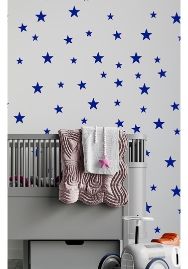 Yıldız Duvar Sticker 3-4-5Cm 100 Adet Lacivert (442234298)