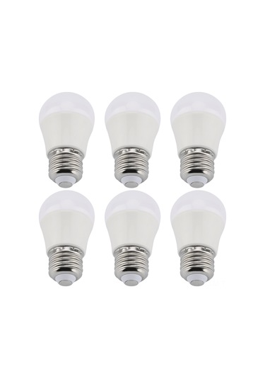 Ximistore9 6 Adet 5w Mini Led Ampul, Islak Beyaz Işık, E26 Taban, G45 Tipi, Enerji Verimli Aydınlatma Aksesuarı