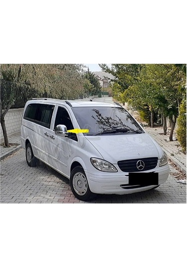 Db Chrome Mercedes Vito Krom Ayna Kapağı 2004 - 2010 2 Parça Abs Kr