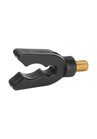 Xindoker Siyah Pvc Bakır U Şekilli Olta Demiri Tutucu, Kaymaz Koruyucu, Çıkarılabilir, Deniz Göl Nehir Uygun Olta Aksesuarı