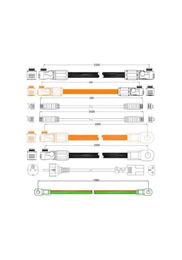 Pylontech Sc1000-100s Akü Denetleme Bms. Taban Kablolar. H48050 i