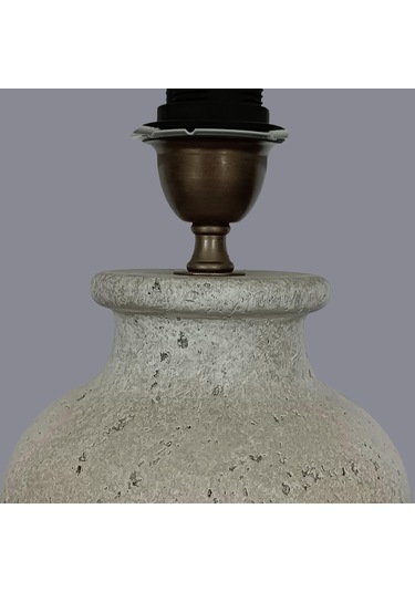 Eslan Krem Abajur Krem