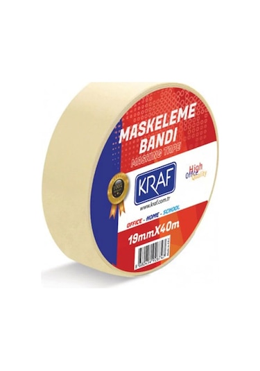 Kraf Maskeleme Bandı 19mmx40mt