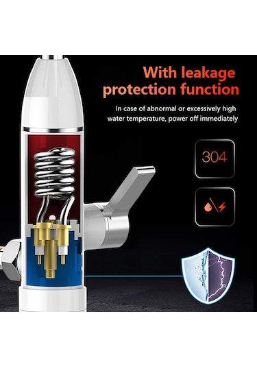 Elektrikli Su Isıtıcıları Musluk Anlık Su Isıtıcıları Musluklar Hız Sıcak Musluk Lcd Dijital Sıcaklık Göstergesi Isıtıcılar Dokunun