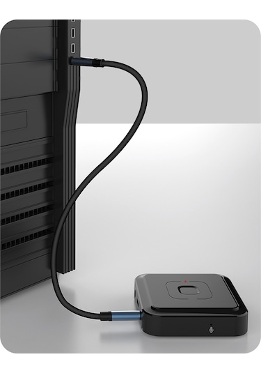 Cbtx Bt-22 Bluetooth 5.1 Ses Alıcı Verici Mikrofon İle 3.5mm Aux Rca Jack Kablosuz Stereo Adaptör Araba