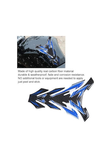 Xiyyadms Motorcycle Depo Korumalı Sticker - Gerçek Karbon Fiber - Kırık Engelleme - Tq003 Modeli - Evrensel Uyumlu