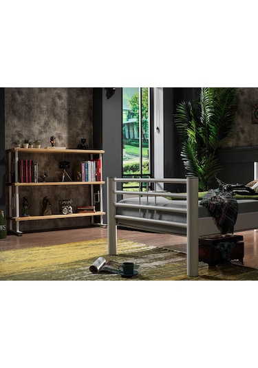 Bedliga Asos Ferforje Metal Tek Kişilik Karyola