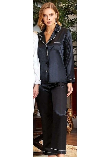 Jeremi 6526 2'Li Çeyizlik Ipek Saten Pijama Takımı