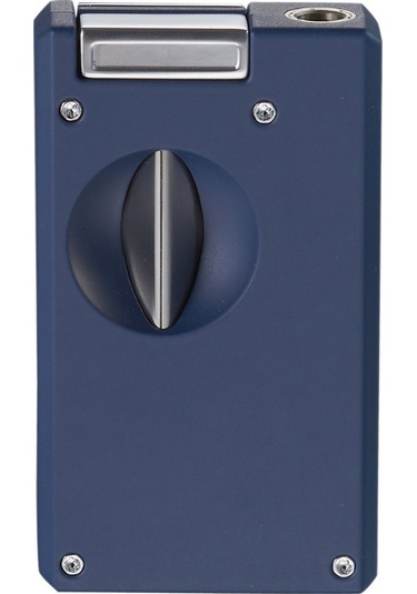 Tek Torch Pürmüz Mat Lacivert Dahili V Kesicili Puro Çakmağı